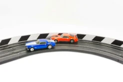 Innovative Hobby PhotoReal Slot Car Guard Rail Set - Model Motoring Black & White Style 6 - 3x31-Inch Sections