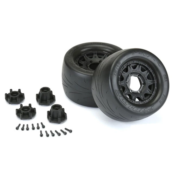 Pro-Line Prime 2.8 Tires On Raid Black 6x30 Front/Rear Wheels (2) 1 Pro-Line Prime 2.8 Tires On Raid Black 6x30 Front/Rear Wheels (2)