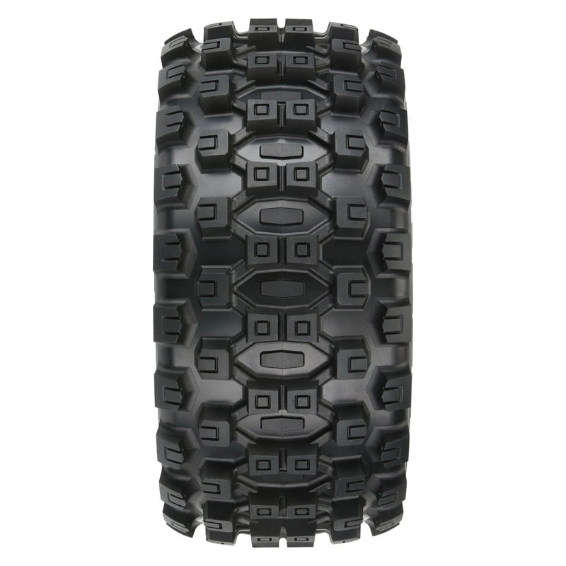 Pro-Line (Black) 1/6 Badlands MX57 Front/Rear 5.7” Tires Mounted On Raid 8x48 Removable 24mm Hex Wheels (2): X-MAXX 3 Pro-Line (Black) 1/6 Badlands MX57 Front/Rear 5.7” Tires Mounted On Raid 8x48 Removable 24mm Hex Wheels (2): X-MAXX - Image 3