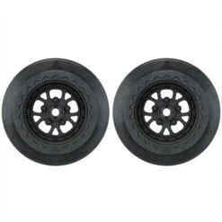 Pro-Line Pomona Drag Spec 2.2/3.0 Black Wheels For Slash 2WD Rr & 4x4 Fr/Rr