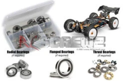 RC Screwz Traxxas Jato 4X4 VXL (90386-4) Rubber Shielded Bearing Kit