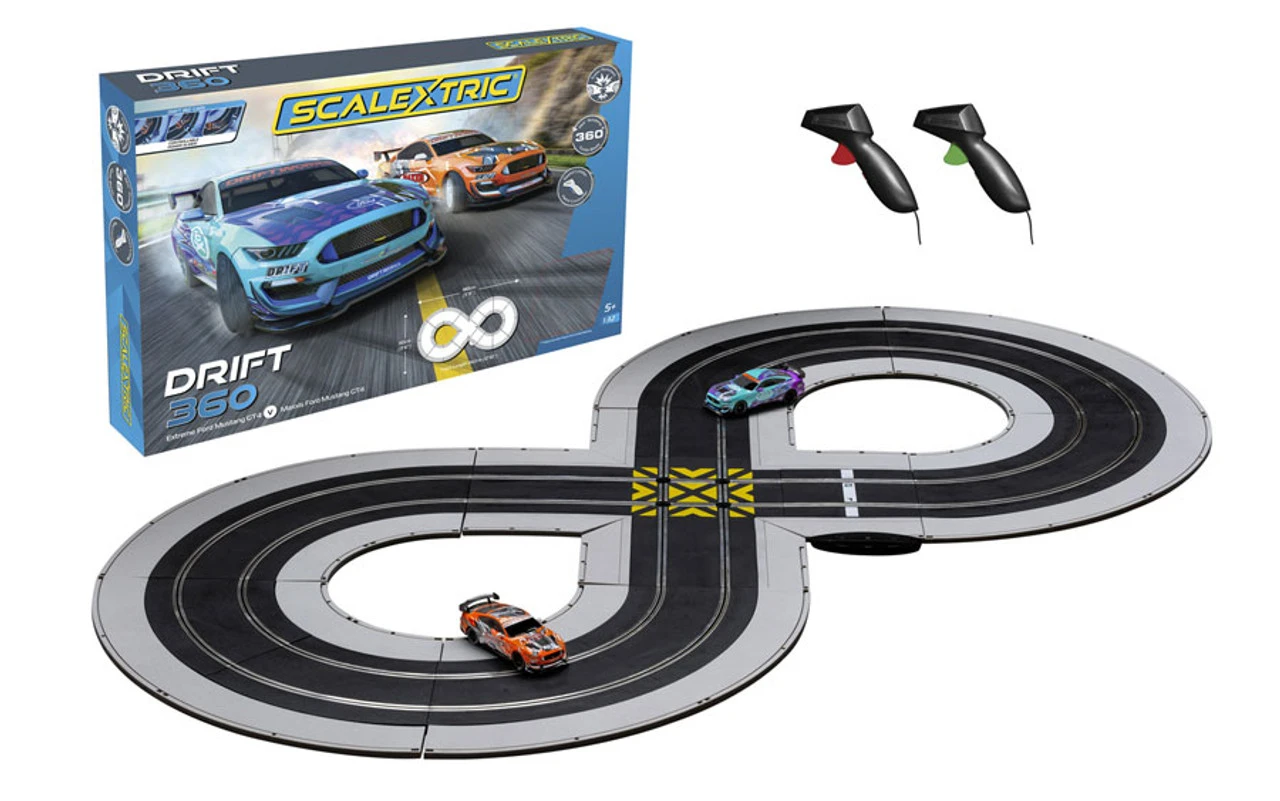 Scalextric Drift 360 1/32 Slot Car Track Race Set 3 Scalextric Drift 360 1/32 Slot Car Track Race Set - Image 3