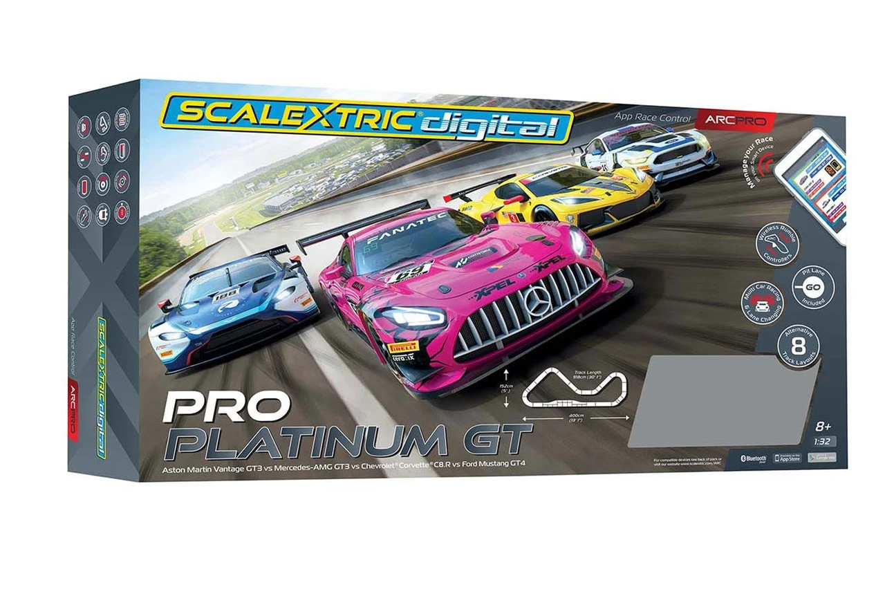 Scalextric ARC PRO - Pro Platinum 1/32 Slot Car Track Set 1 Scalextric ARC PRO - Pro Platinum 1/32 Slot Car Track Set