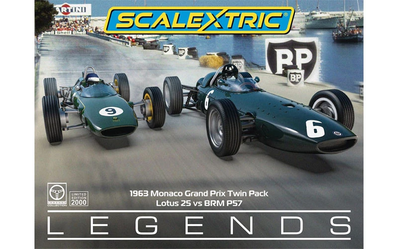 Scalextric 1963 Monaco Grand Prix - Twin Car Pack 1/32 Slot Car 13 Scalextric 1963 Monaco Grand Prix - Twin Car Pack 1/32 Slot Car - Image 13