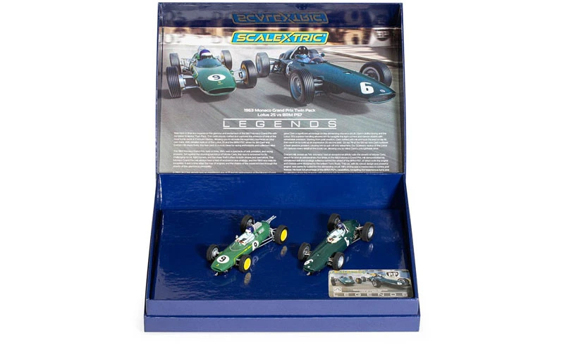 Scalextric 1963 Monaco Grand Prix - Twin Car Pack 1/32 Slot Car 2 Scalextric 1963 Monaco Grand Prix - Twin Car Pack 1/32 Slot Car - Image 2