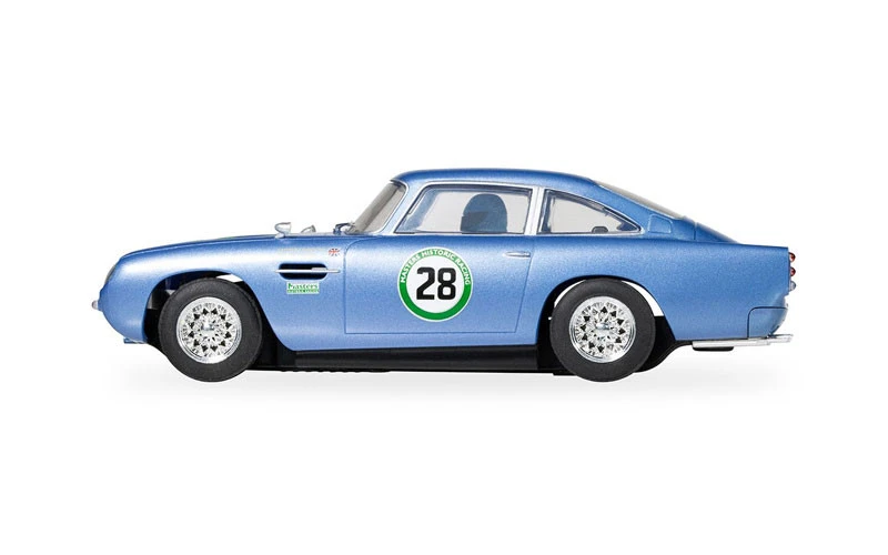 Scalextric Aston Martin DB5 - Blue / Yellow - Historic GT Racing 1/32 Slot Car 2 Scalextric Aston Martin DB5 - Blue / Yellow - Historic GT Racing 1/32 Slot Car - Image 2