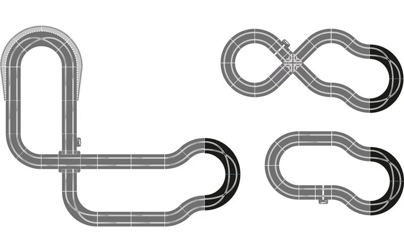 Scalextric 1/32 Racing Curves Track Accessory Pack 1 Scalextric 1/32 Racing Curves Track Accessory Pack