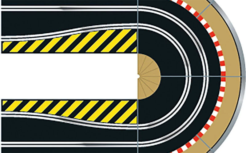 Scalextric 1/32 Hairpin Curve Track Accessory Pack 1 Scalextric 1/32 Hairpin Curve Track Accessory Pack