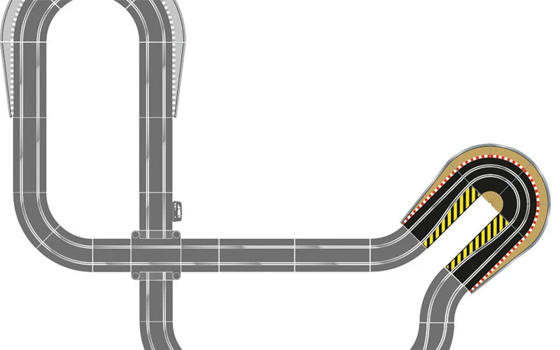 Scalextric 1/32 Hairpin Curve Track Accessory Pack 2 Scalextric 1/32 Hairpin Curve Track Accessory Pack - Image 2