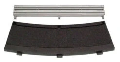 Scalextric 1/32 Radius 4 Curve Borders, (Black) Barriers (4 Pack)