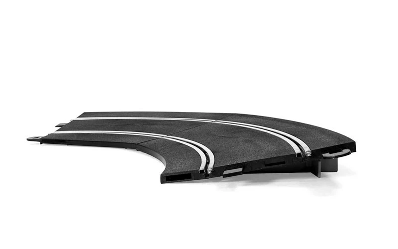 Scalextric 1/32 Radius 2 10° Banked Curve 45° (2) 2 Scalextric 1/32 Radius 2 10° Banked Curve 45° (2) - Image 2