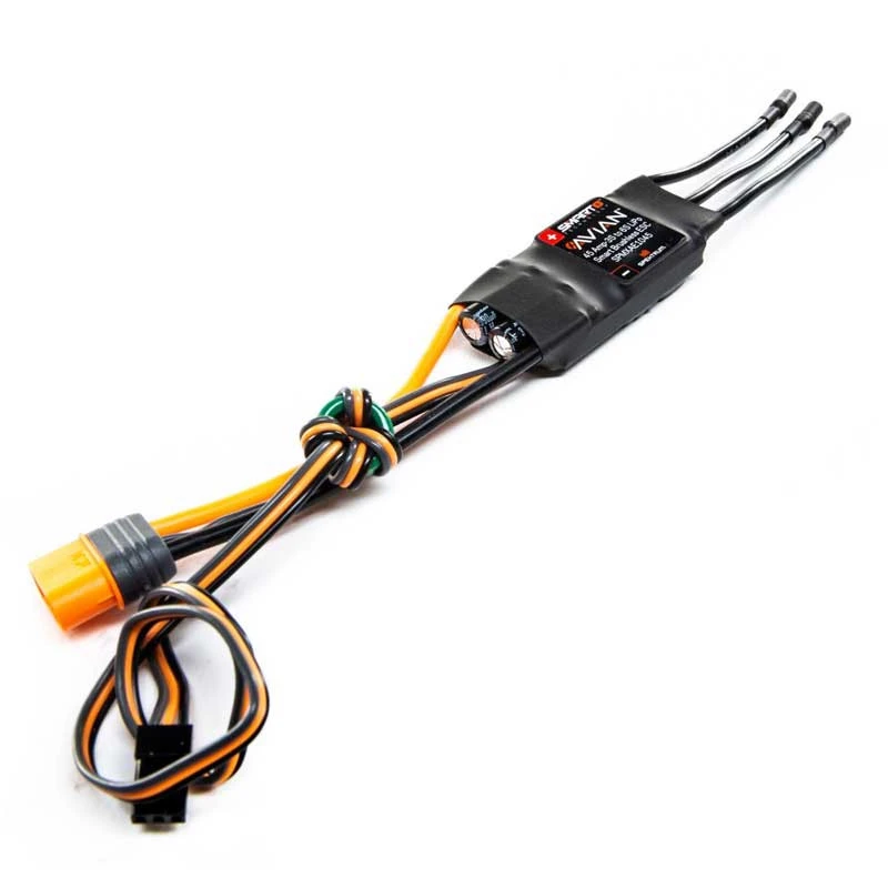 Spektrum Avian 45-Amp Brushless Smart ESC For 3S-6S 1 Spektrum Avian 45-Amp Brushless Smart ESC For 3S-6S