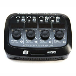 Spektrum S44 Micro 4 Port AC/DC 1S LiPo Charger