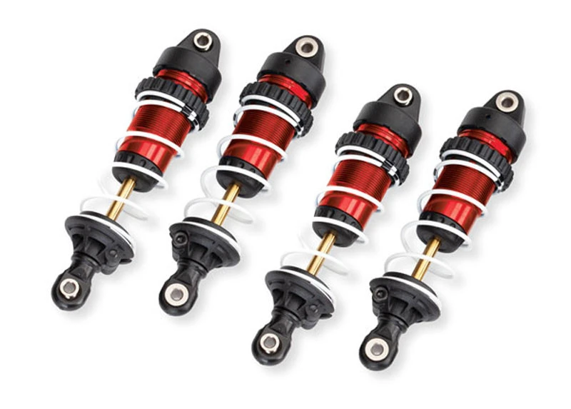 Traxxas Mini Maxx Red Aluminum GTR Shocks 1 Traxxas Mini Maxx Red Aluminum GTR Shocks