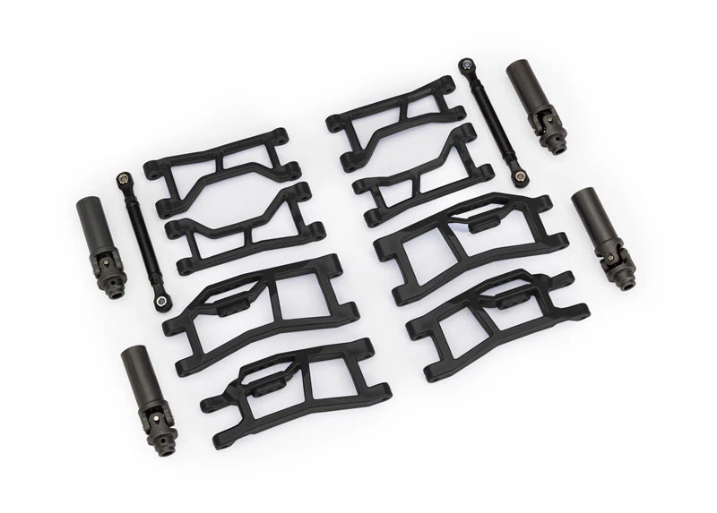 Traxxas Black HD WideMaxx Suspension Kit: Mini Maxx 1 Traxxas Black HD WideMaxx Suspension Kit: Mini Maxx