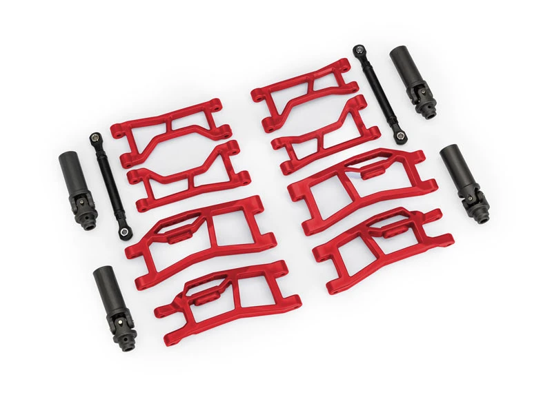 Traxxas Red HD WideMaxx Suspension Kit: Mini Maxx 1 Traxxas Red HD WideMaxx Suspension Kit: Mini Maxx