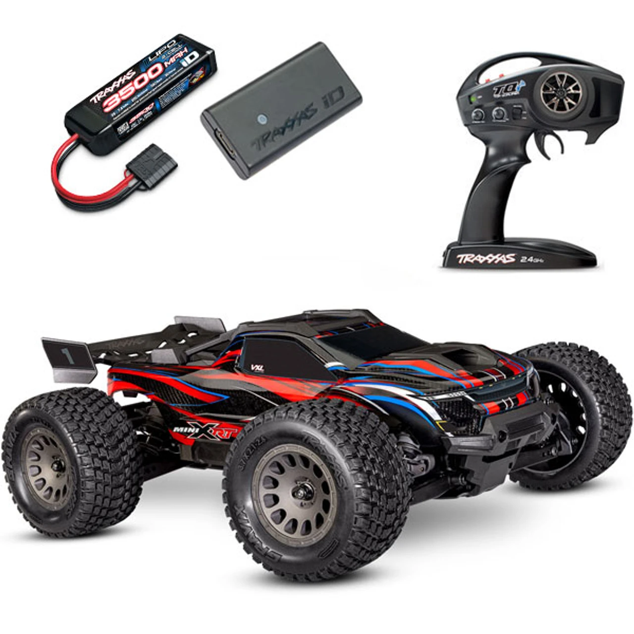 Traxxas Mini XRT 4WD Brushless RTR RC Monster Truck W/ID Lipo Battery & USB-C Charger 1 Traxxas Mini XRT 4WD Brushless RTR RC Monster Truck W/ID Lipo Battery & USB-C Charger