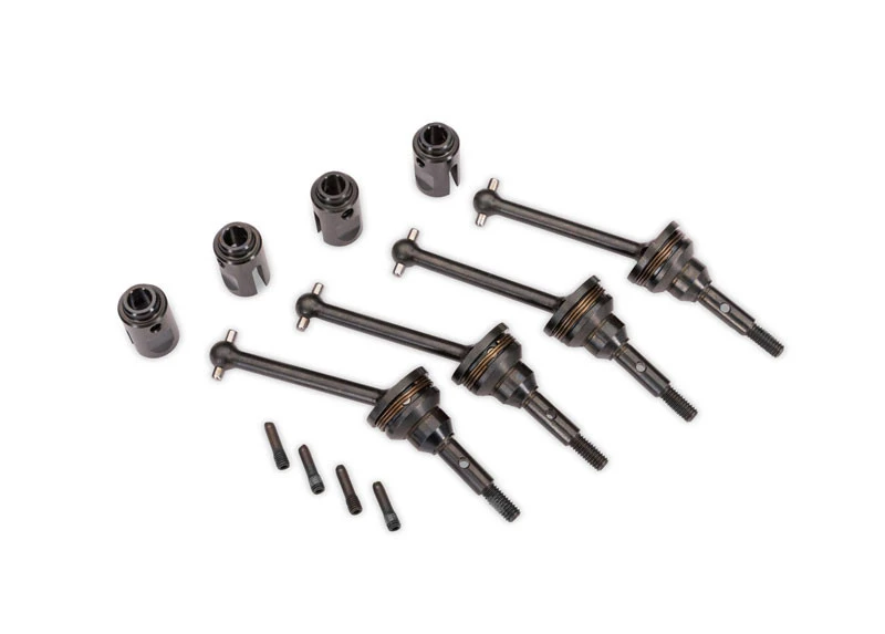 Traxxas Steel CV Driveshaft Assemblies & Drive Cups (4) 1 Traxxas Steel CV Driveshaft Assemblies & Drive Cups (4)
