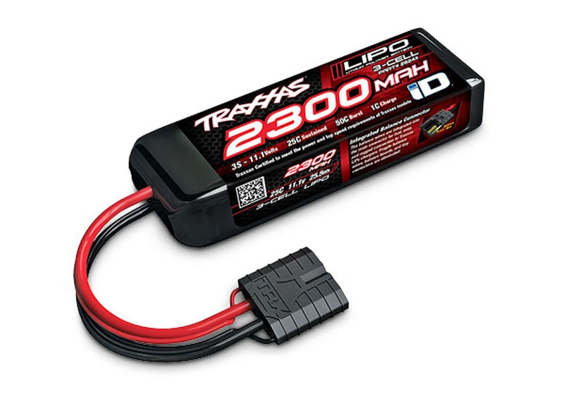 Traxxas 2300mAh 11.1V 3-Cell 25C LiPo Battery 1 Traxxas 2300mAh 11.1V 3-Cell 25C LiPo Battery