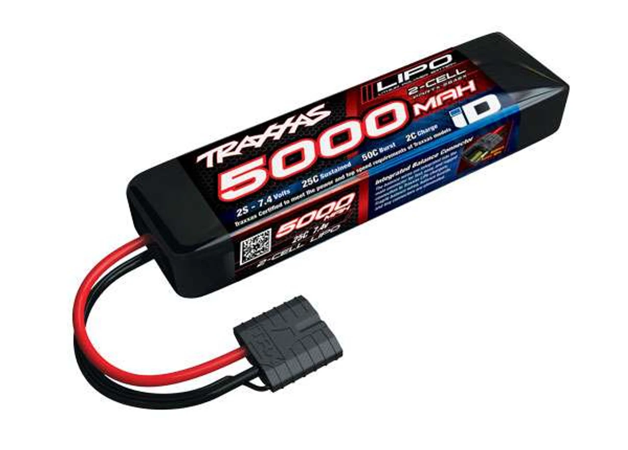 Traxxas 5000mAh 7.4v 2-Cell 25C LiPo Battery (short/137mm) 1 Traxxas 5000mAh 7.4v 2-Cell 25C LiPo Battery (short/137mm)
