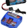 Traxxas EZ-Peak Plus LiPo Charger & 7600mAh 7.4V ID Battery Combo SLASH 2WD 4X4