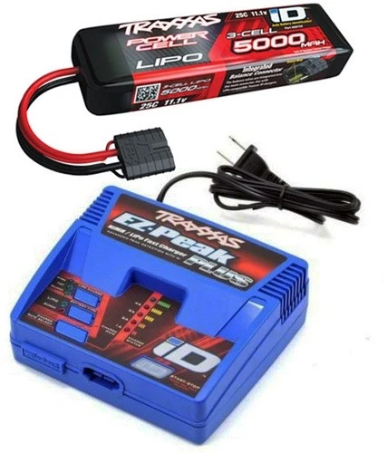 Traxxas EZ-Peak Plus LiPo Charger & 5000mAh 11.1V ID Battery Combo SLASH VXL 4X4 1 Traxxas EZ-Peak Plus LiPo Charger & 5000mAh 11.1V ID Battery Combo SLASH VXL 4X4