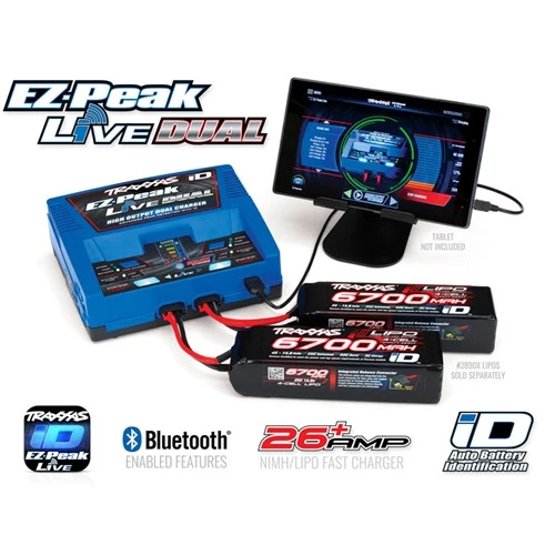 Traxxas EZ-Peak Live Dual ID Charger 200W For LiPo & NiMH 7 Traxxas EZ-Peak Live Dual ID Charger 200W For LiPo & NiMH - Image 7