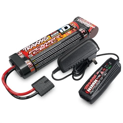Traxxas 2-Amp Wall Charger & 3000mAh 7-Cell 8.4V Flat Pack Battery 1 Traxxas 2-Amp Wall Charger & 3000mAh 7-Cell 8.4V Flat Pack Battery