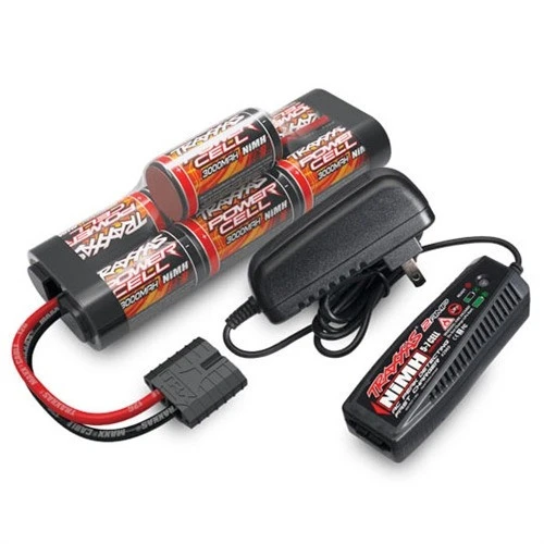 Traxxas 2-Amp Wall Charger & 3000mAh 7-Cell 8.4V Hump Pack Battery 1 Traxxas 2-Amp Wall Charger & 3000mAh 7-Cell 8.4V Hump Pack Battery