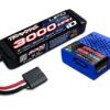 Traxxas 2985-2S EZ-Peak ID 40W USB-C Charger & 2S 3000mAh LiPo Battery Completer