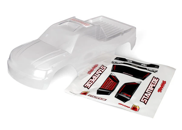 Traxxas Stampede 2WD & 4x4 Clear Body 1 Traxxas Stampede 2WD & 4x4 Clear Body