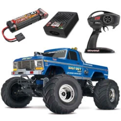 Traxxas BIGFOOT 2WD Heavy Duty RTR RC Truck W/Battery & USB-C Charger