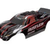 Traxxas Rustler Red/Black Painted Body