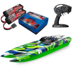Traxxas DCB M41 40-Inch Brushless 50+MPH RC Boat COMBO W/6S & Dual Charger