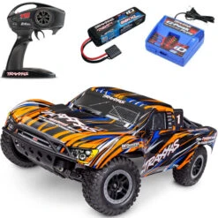 Traxxas Slash 1/10 2WD Heavy Duty Brushless BL-2s Short Course RTR Truck W/2S LiPo COMBO
