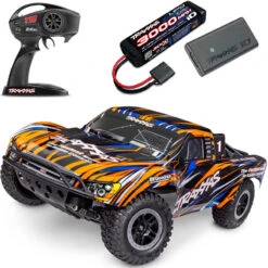 Traxxas Slash 1/10 2WD Heavy Duty Brushless BL-2s Short Course RTR Truck & FREE LIPO BATTERY AND USB-C LIPO CHARGER
