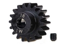 Traxxas 18-Tooth 1.0M Machined Steel Pinion Gear 5mm Bore W/Set Screw