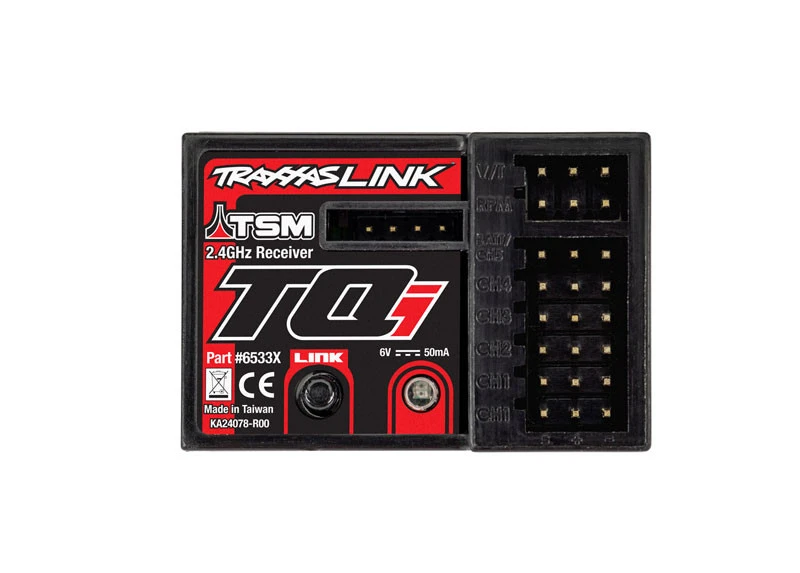 Traxxas TQi 2.4GHz 5-Channel Micro Receiver With Telemetry And TSM 1 Traxxas TQi 2.4GHz 5-Channel Micro Receiver With Telemetry And TSM