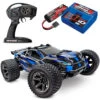 Traxxas Rustler 4x4 VXL Ultimate Stadium Truck & 60MPH 3S LiPo Combo