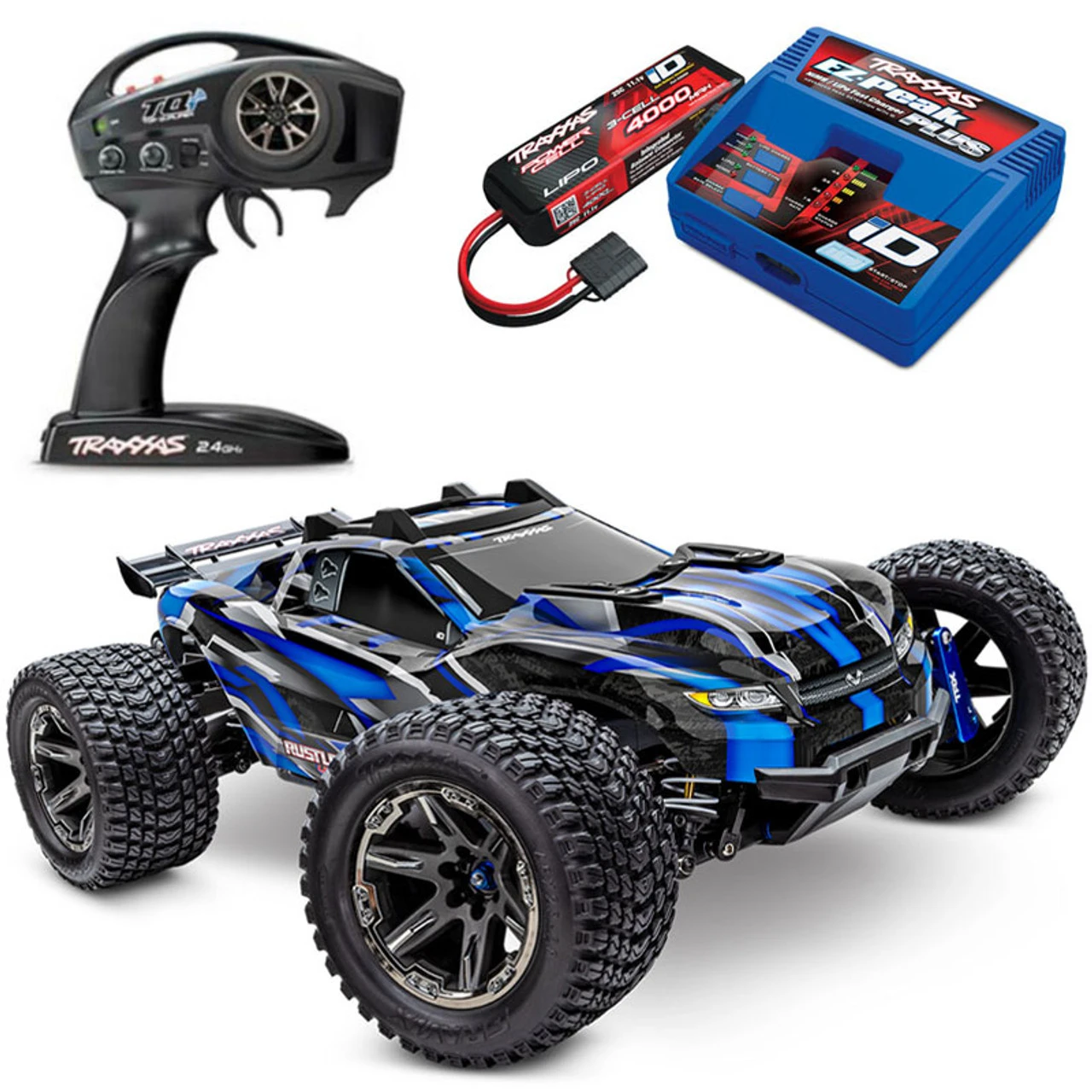 Traxxas Rustler 4x4 VXL Ultimate Stadium Truck & 60MPH 3S LiPo Combo 1 Traxxas Rustler 4x4 VXL Ultimate Stadium Truck & 60MPH 3S LiPo Combo