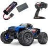 Traxxas Stampede 4X4 Brushless BL-2s RTR Monster Truck & FREE LIPO BATTERY AND USB-C LIPO CHARGER