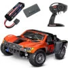 Traxxas Slash 4X4 Brushless BL-2s Short Course RTR Truck & FREE LIPO BATTERY AND USB-C LIPO CHARGER