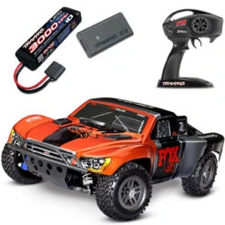 Traxxas Slash 4X4 Brushless BL-2s Short Course RTR Truck & FREE LIPO BATTERY AND USB-C LIPO CHARGER