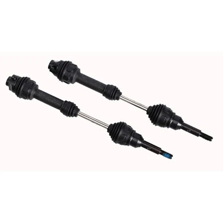 Traxxas Rear Steel-Spline Constant-Velocity Driveshafts (Complete Assembly) (2) 1 Traxxas Rear Steel-Spline Constant-Velocity Driveshafts (Complete Assembly) (2)