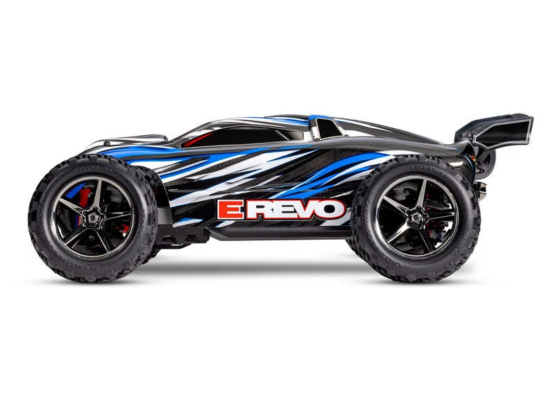 Traxxas 1/16 E-Revo Brushed 4WD RTR RC Monster Truck W/ID Battery & USB-C Charger 5 Traxxas 1/16 E-Revo Brushed 4WD RTR RC Monster Truck W/ID Battery & USB-C Charger - Image 5
