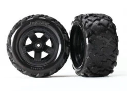 Traxxas Teton 5-Spoke Wheels, Teton Tires (2)