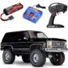 Traxxas TRX-4 1979 Chevrolet K5 Blazer 4WD RTR Rock Crawler Trail Truck With Clipless Body W/3S LiPo COMBO