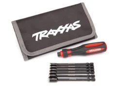 Traxxas Speed Bit 6-Pc 4-8mm Nut Driver Master Set With 1/4" Drive Premium Handle & Pouch
