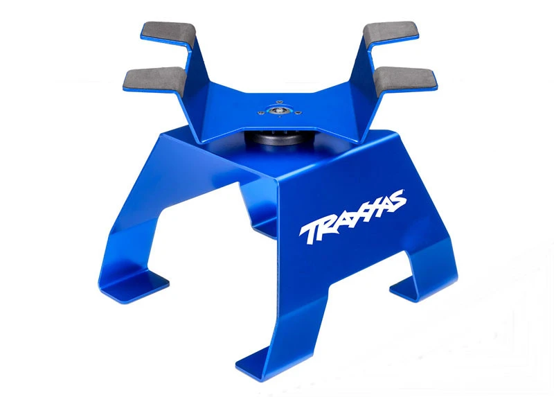 Traxxas Blue X-Truck RC Car & Truck Stand 2 Traxxas Blue X-Truck RC Car & Truck Stand - Image 2