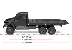 Traxxas TRX-6 Ultimate RC Hauler 1/10 6X6 Electric Flatbed Truck With Factory Installed Pro Scale Winch W/Remote -RC SuperStore TRA88086 4 8 44646.1665432733